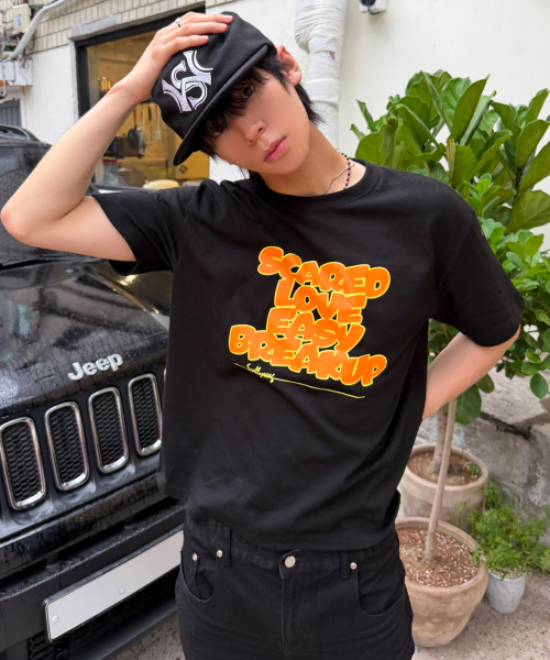 SLEB Crop T-shirt[Black]