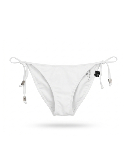 CHROME STUDDED BIKINI BOTTOM [WHITE]