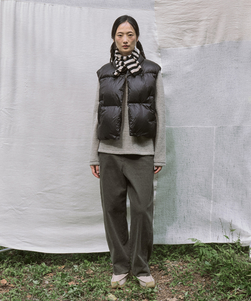 dale down vest (black)