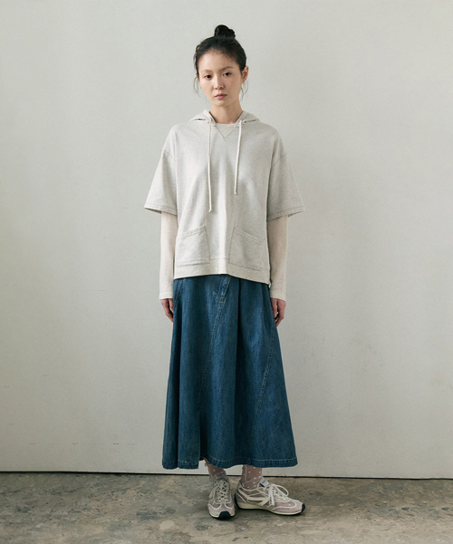 vero hooded t-shirt (melange gray)