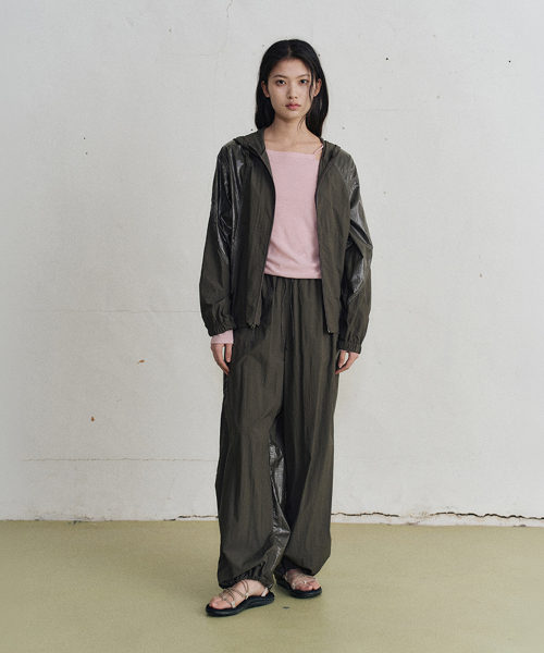 niki hooded zip-up (2color)