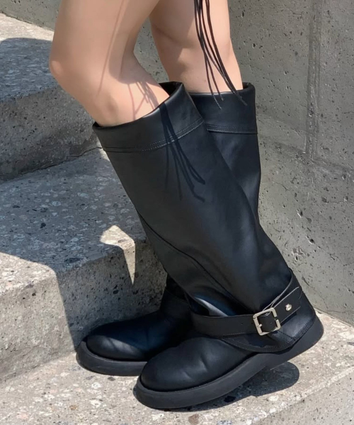 베르딘 롱부츠 7.5CM [블랙]