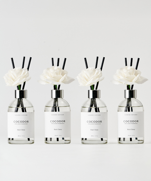 화이트라벨 디퓨저 200ml X 4개 + 데코스틱 X 4개