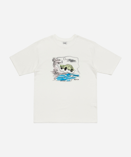 Moonlight Drive - Oversized T-Shirt White