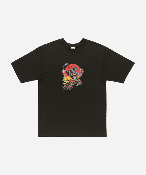 Sun Down - Oversized T-Shirt Black