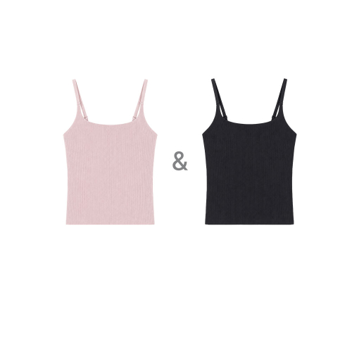 데일리 심리스 브라탑 2PACK