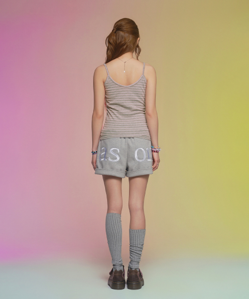 TRACK SHORT PANTS / GRAY