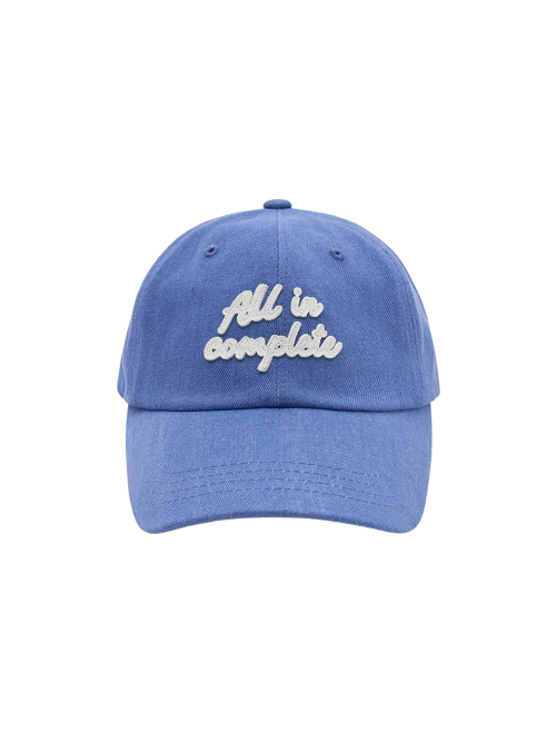 MUSINSA公式 | ALLINCOMPLETE フルイドアプリケボールキャップ (ブルー