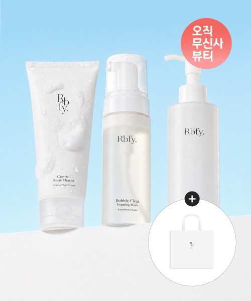 [SET] 수분 촉촉 딥클렌징 세트 (컨트롤 장벽 클렌저 150ml + 버블 클리어 포밍워시 155ml + 원스텝 클렌징 오일 200ml) (+증정) 쇼핑백