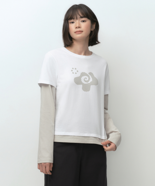MUSINSA OJOS オホス レイヤードT MUSINSA | MUSINSA STANDARD WOMAN [OHESHIO] Layered Long Sleeve T