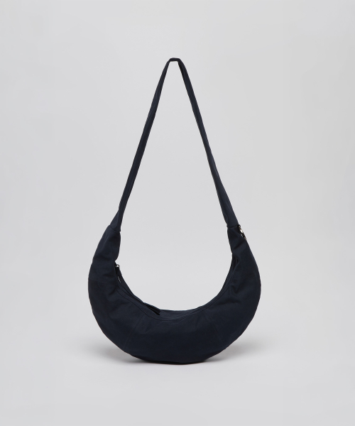 Small fling hobo fabric bag(Navy)_OVBRX26351NAY