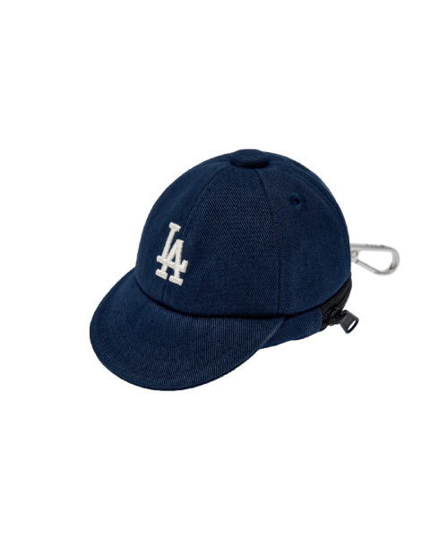베이직 볼캡 파우치 키링 LA (Navy)