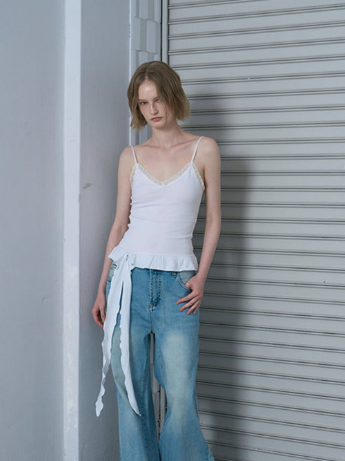 RAMEE CITY FRILL SLEEVELESS (3COLOR)