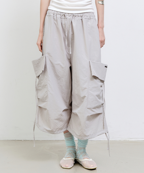 BERMUDA UTILITY CARGO PANTS_GRAY