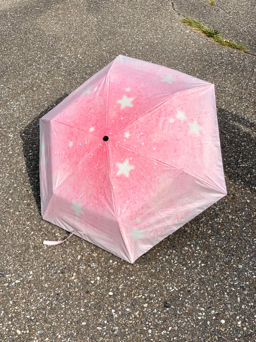 Olivet Asac Asac Peach Umbrella (복숭아 암막 경량 양우산)