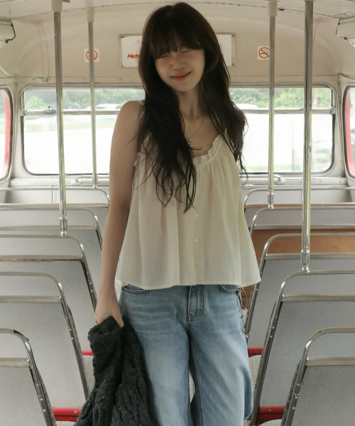 Levi Frill Bustier_Cream