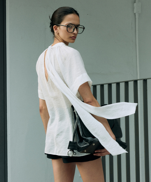 Reset Tie Blouse (3COLOR)