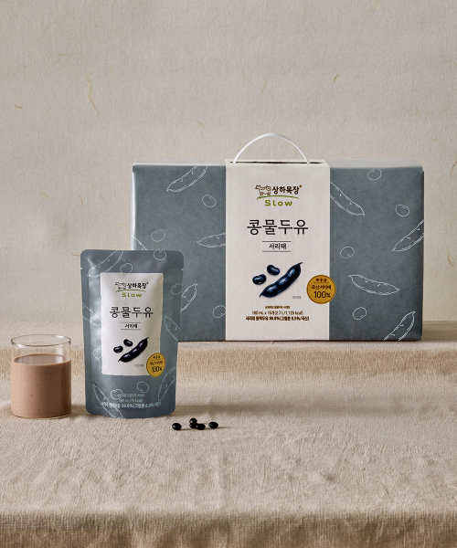 [15입] 상하목장 콩물두유 서리태 180mL