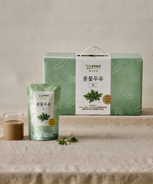 [15입] 상하목장 콩물두유 쑥 180mL