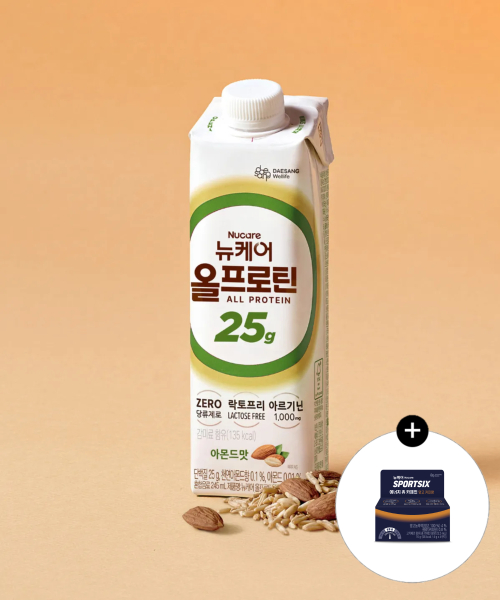 뉴케어(NUCARE) 16팩) 뉴케어 올프로틴 아몬드맛 25g 단백질 드링크 245ml - 후기