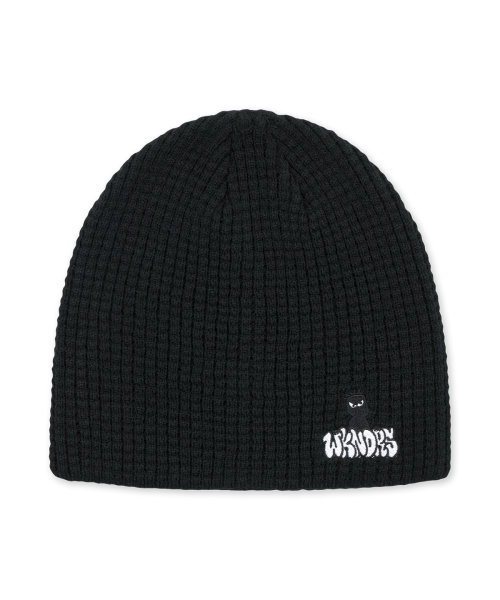 WAFFLE BEANIE (BLACK)