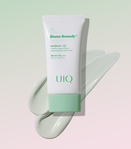 유이크 바이옴 레미디 톤업 선크림 그린 50ml
