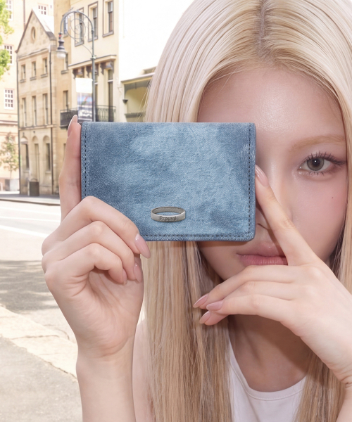 PR COTTON CARD CASE - DENIM