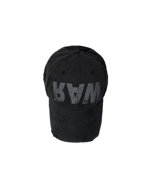 RAW BALL CAP (WASHED BLACK)