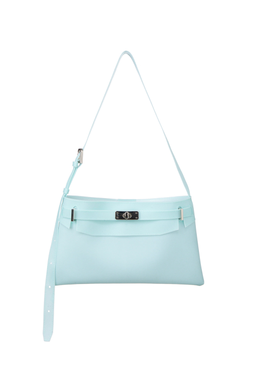 MUSINSA公式 | DEINET JELLY TWO-WAY MIDDLE BAG IN ICE BLUE