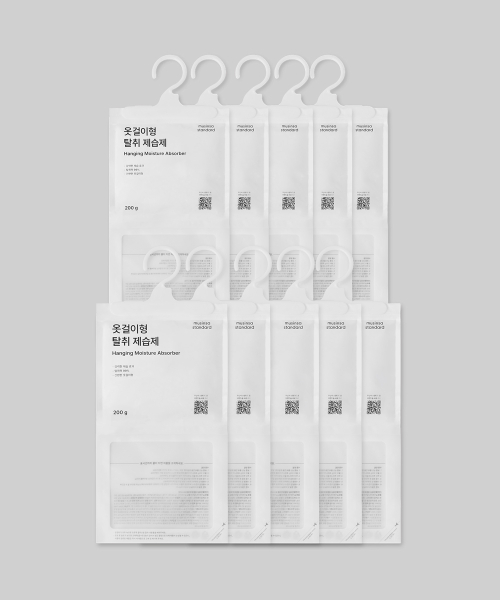옷걸이형 탈취 제습제 200g 10팩
