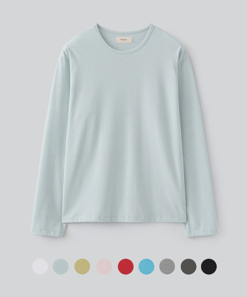 보우 레이어드 롱 슬리브 (9color) — Main product photo