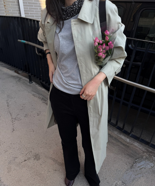 Cove Raglan Trench Coat_Beige