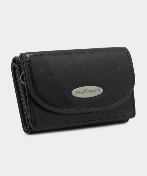 Compact Fold Wallet - Black