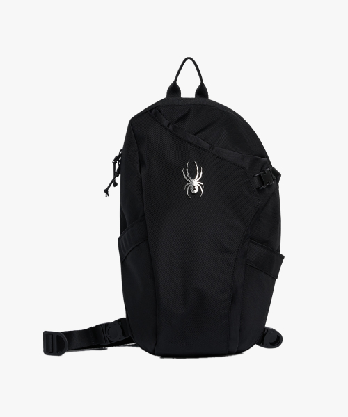 스파이더 공용 퍼포먼스 데일리 미디엄 11L 슬링백 SPLFBNBG204MBLK