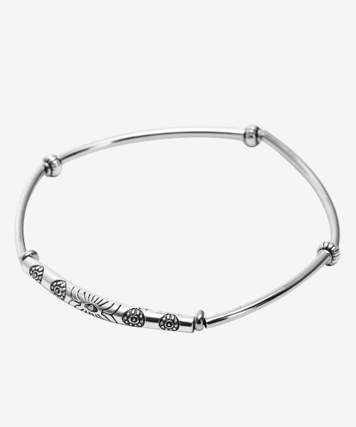 Axis Bar Bracelet Silver