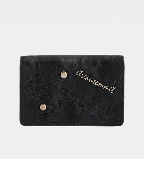 Noir Key Velvet Shamude Card Wallet