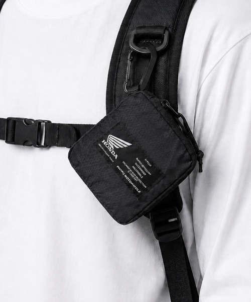 Lip Nylon Mini Pocket Black