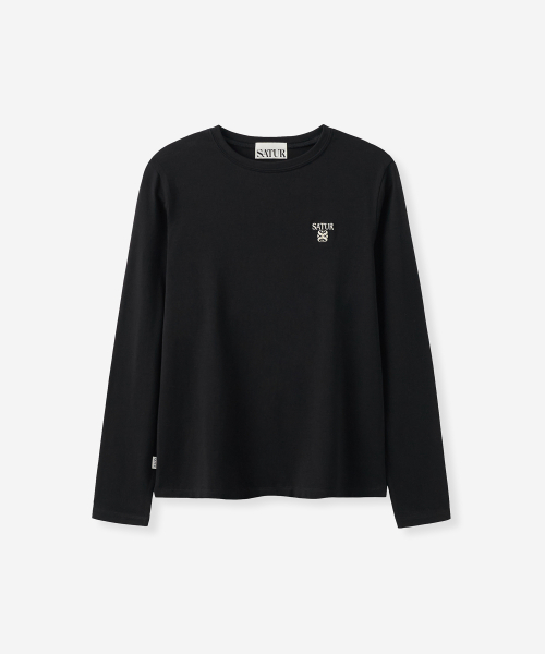 SATUR (W) Basic Long Sleeve Black