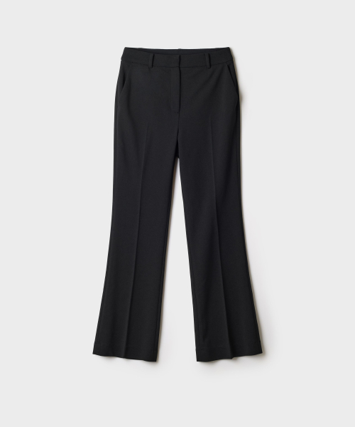 (Do Not Use) [Stretch] Bootcut Elastic-Waist Slacks_SPTAG49W12