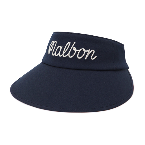 말본 로고 와이드챙 바이저 NAVY (WOMAN)