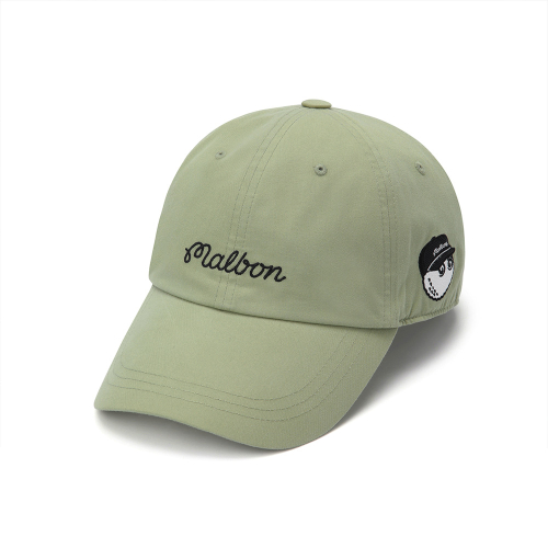 말본 베이직 로고 스크립트 캡 LIGHT KHAKI