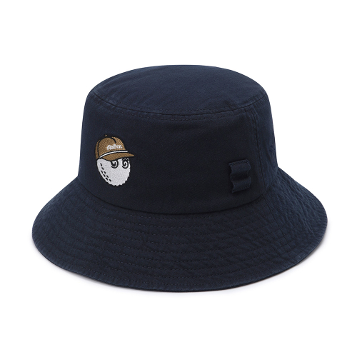 뉴 베이직 로고 버킷햇 NAVY