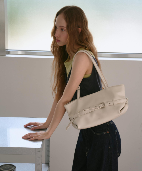 Lizzy Belted Boat Bag (8color)