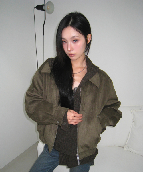 미쏘 스탠카라 집업자켓_MIWJLGT0PB