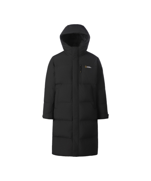 카이만 프로 롱기장 구스다운 점퍼 WOOD GREY