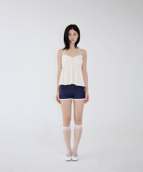 BABY DOLL HALTER LEMON BUTTER