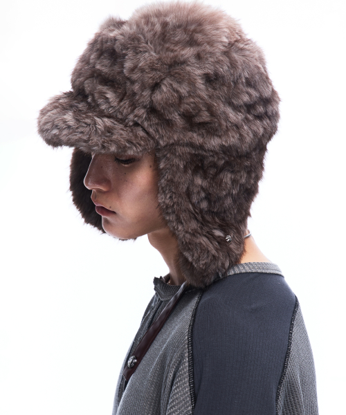 WESTERN RIVET TROOPER HAT - BROWN