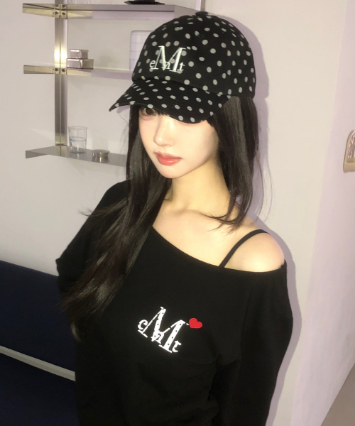 SIGNATURE LOGO DOT BALL CAP