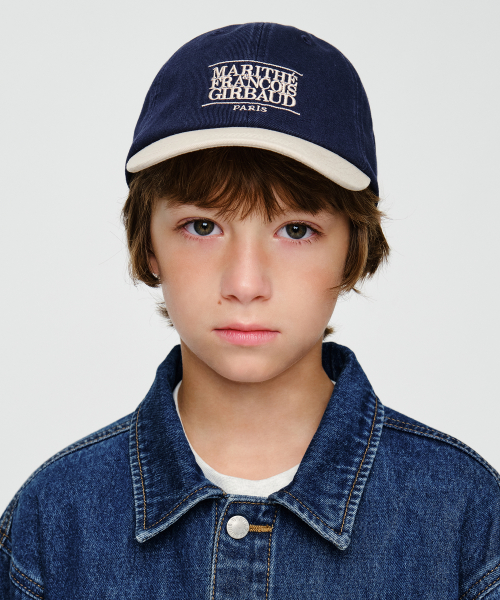 KIDS SMALL CLASSIC LOGO TWO TONE CAP navy