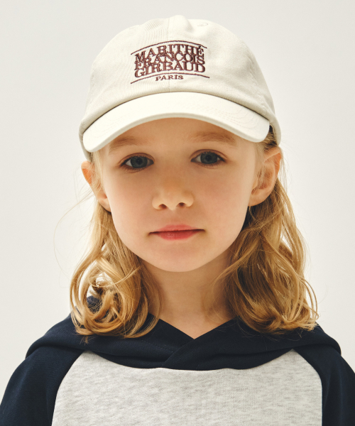 KIDS SMALL CLASSIC LOGO CAP light beige